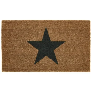 Star Print Coir Outdoor Doormat