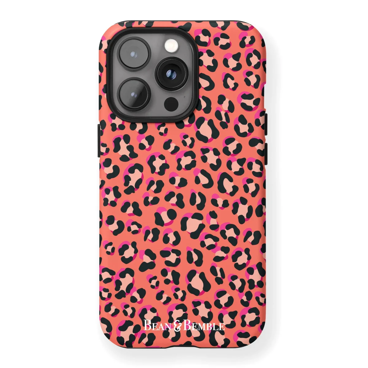 Coral Leopard - Tough Apple iPhone Case