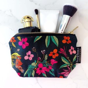 Cherry Blossom Small Makeup Bag