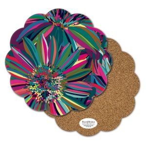 Bold Blooms Wavy Scalloped Placemat