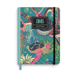 Refillable Soft Feel A5 Notebook Octopodidae Sea Life