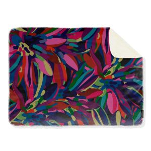 Fleur Jewel Super Soft Sherpa Blanket