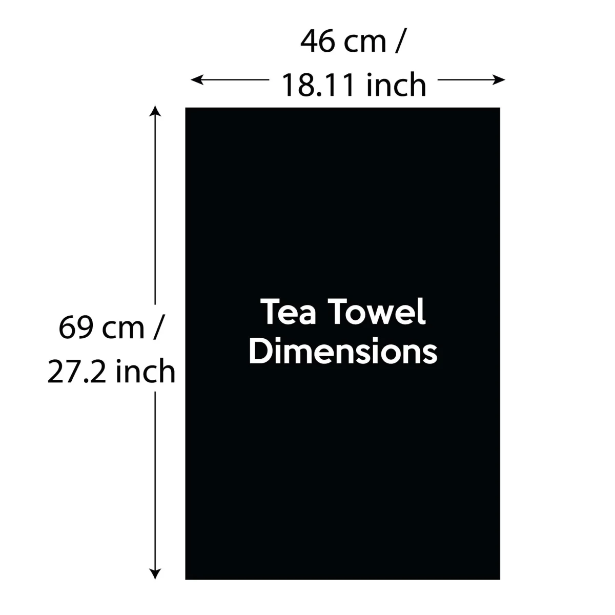 Set of 2 Organic Cotton Floral Tea Towels - Image 5