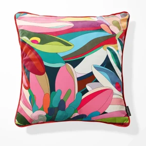 Fleur Pop Velvet Cushion